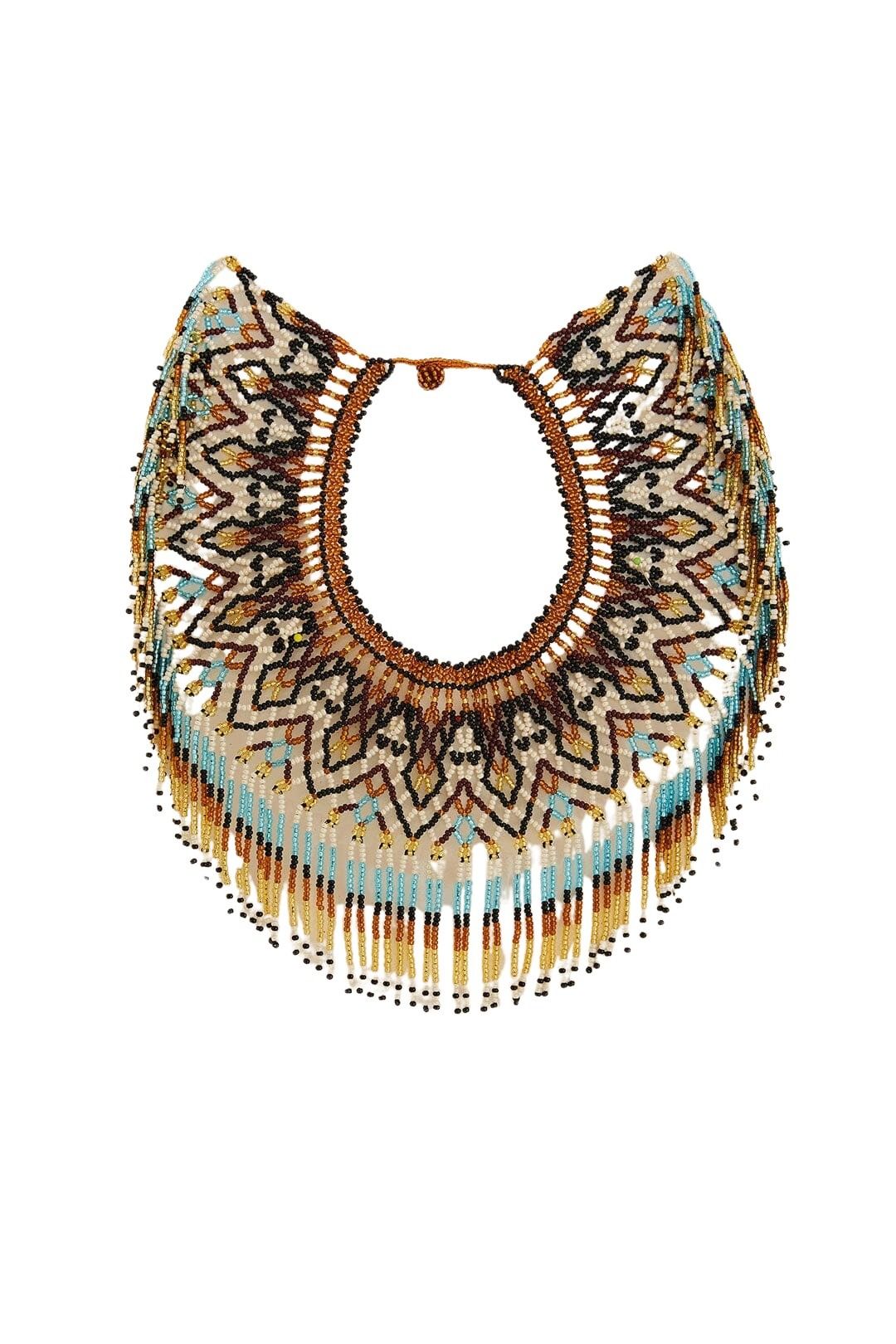 Collier de perles Yawanawa - Multicolore