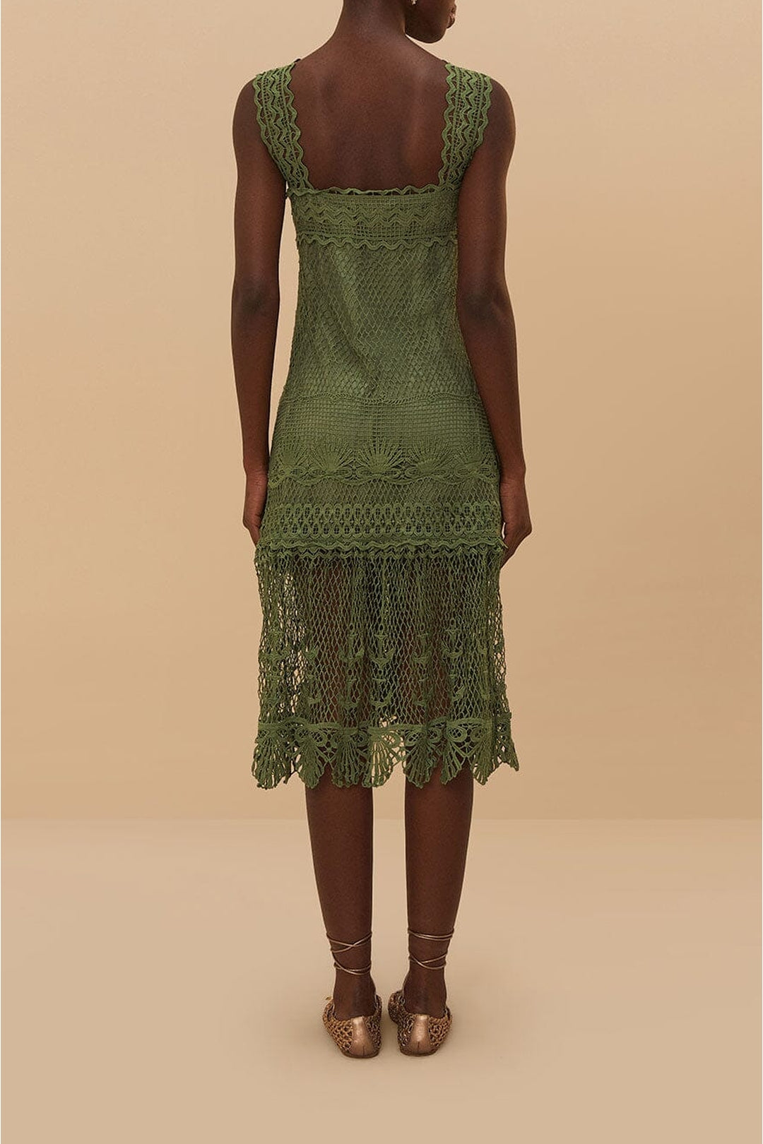 MEDIA OFF LINE_Robe midi Nautical - Vert