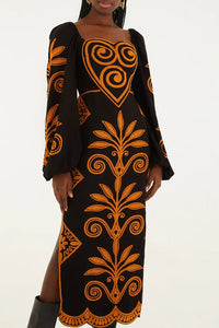 Robe midi Cornely Ainika - Noir