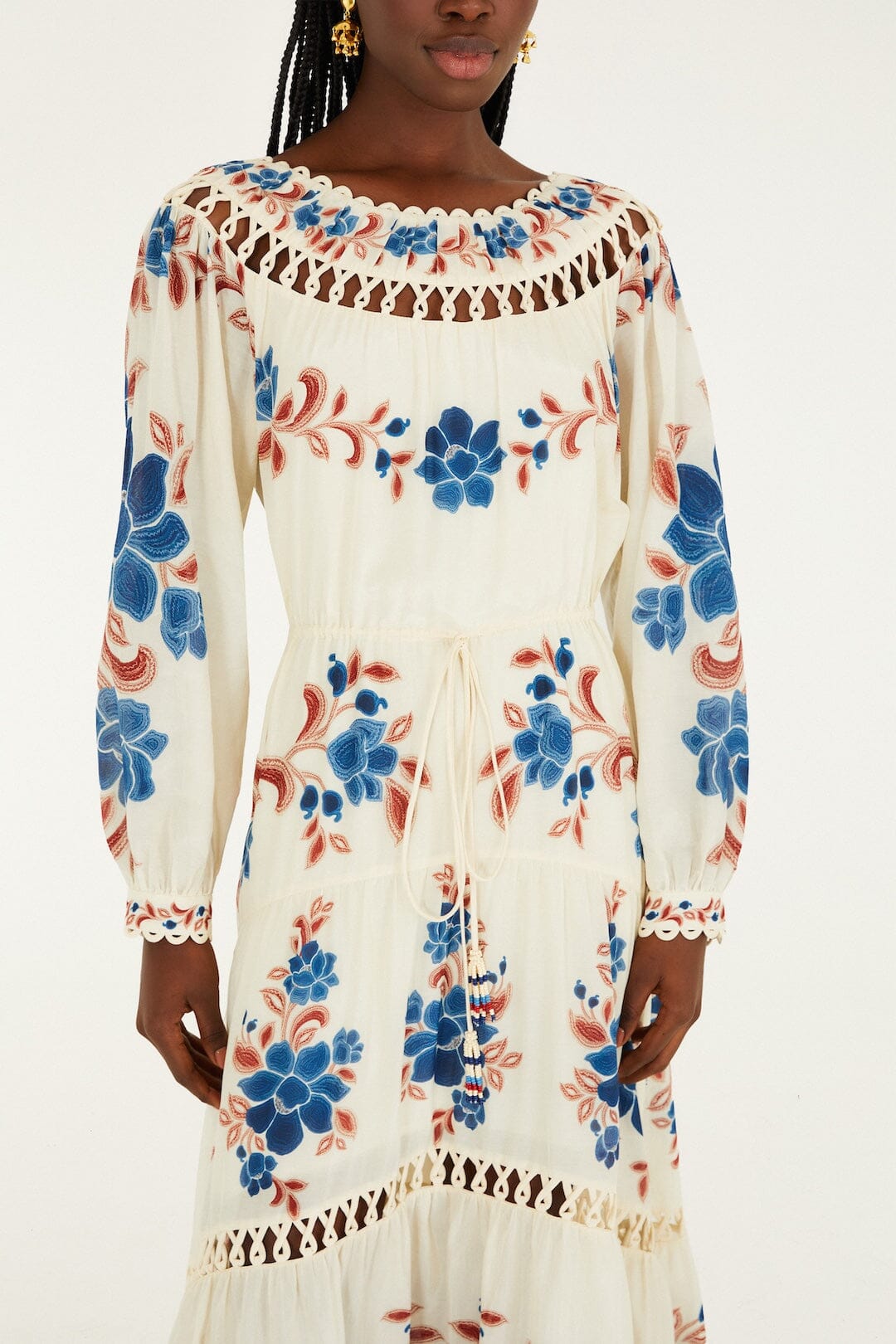 NEW_Renata Floral Sand Robes longues - Renata Floral Sand