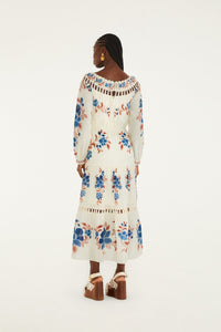 NEW_Renata Floral Sand Robes longues - Renata Floral Sand