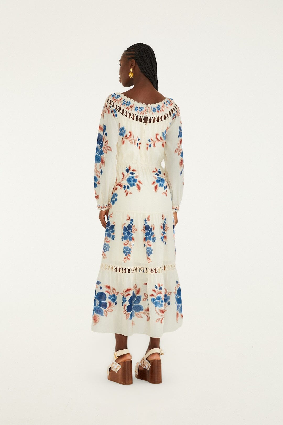 NEW_Renata Floral Sand Robes longues - Renata Floral Sand