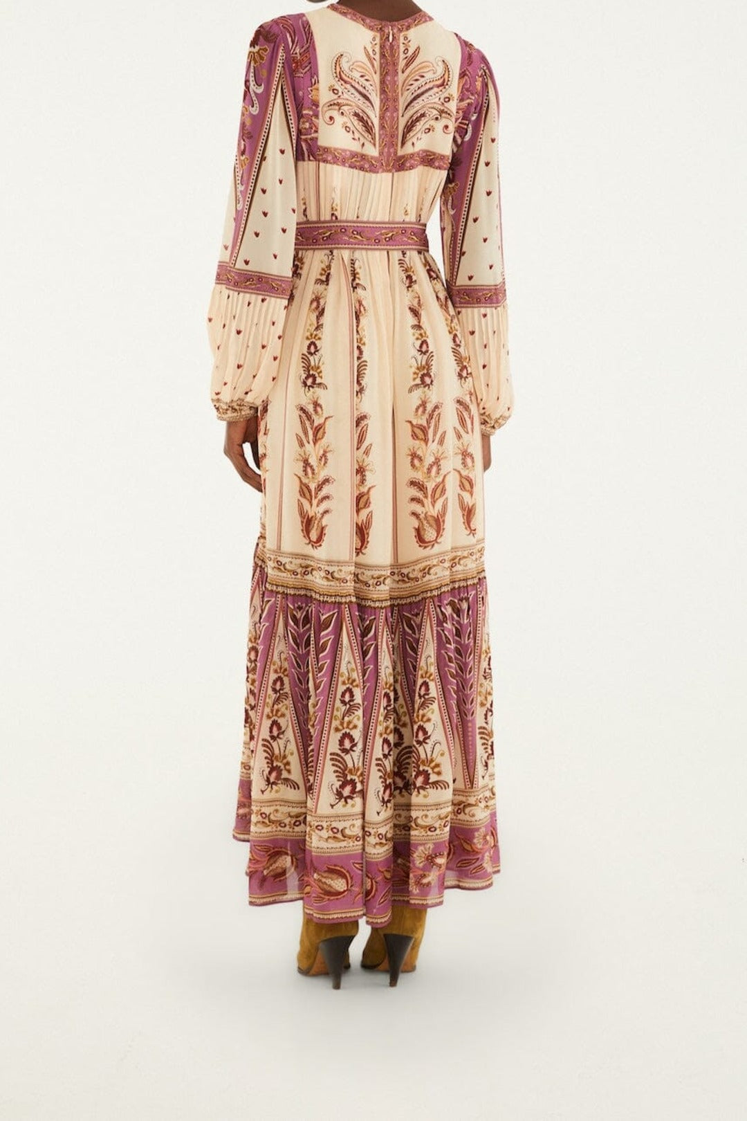 Robe midi Delicate Ainika - Rose