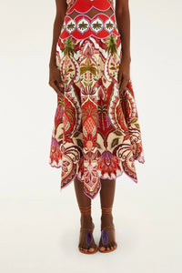 DIFFUSELY_Odara Red Jupe - Odara Red