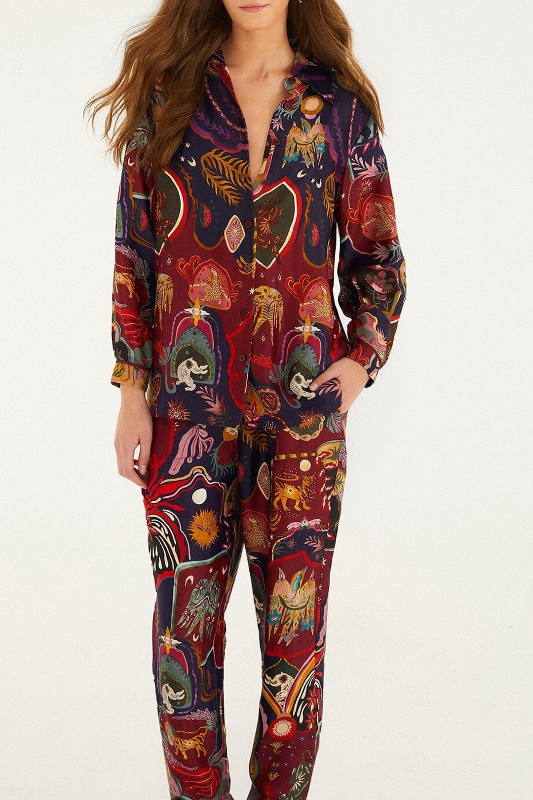 Pantalon Artsy Surreal - Multicolore