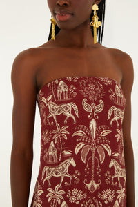 BADVIEW_NEW_Haras Dark Red Robe longue - Haras Dark Red