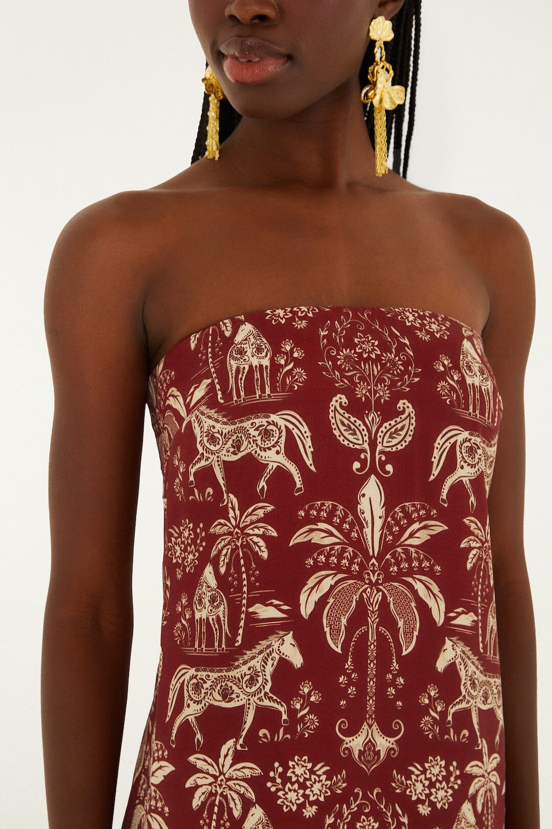 BADVIEW_NEW_Haras Dark Red Robe longue - Haras Dark Red