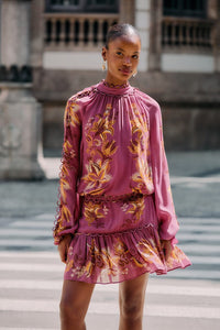 Chintz Pink Robe courte - Chintz Pink