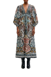 Robe midi Balamana - Multicolore
