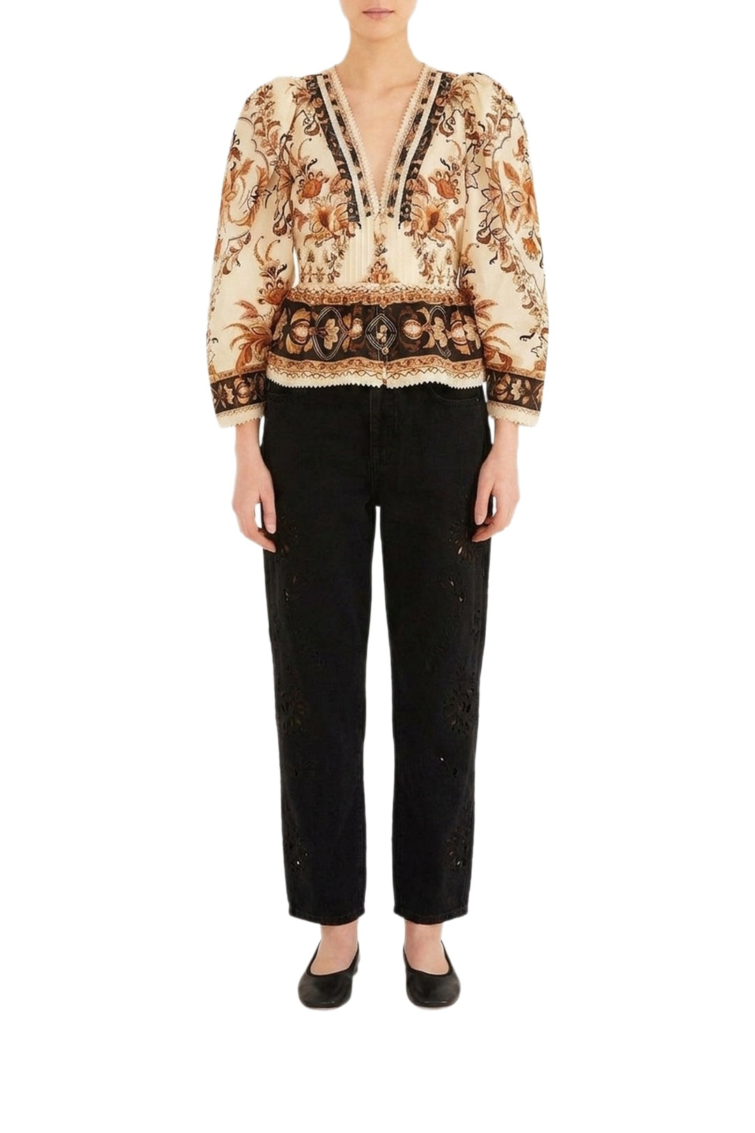 NEW_FELIX_JAMBES_Garden Sand Blouse - Garden Sand