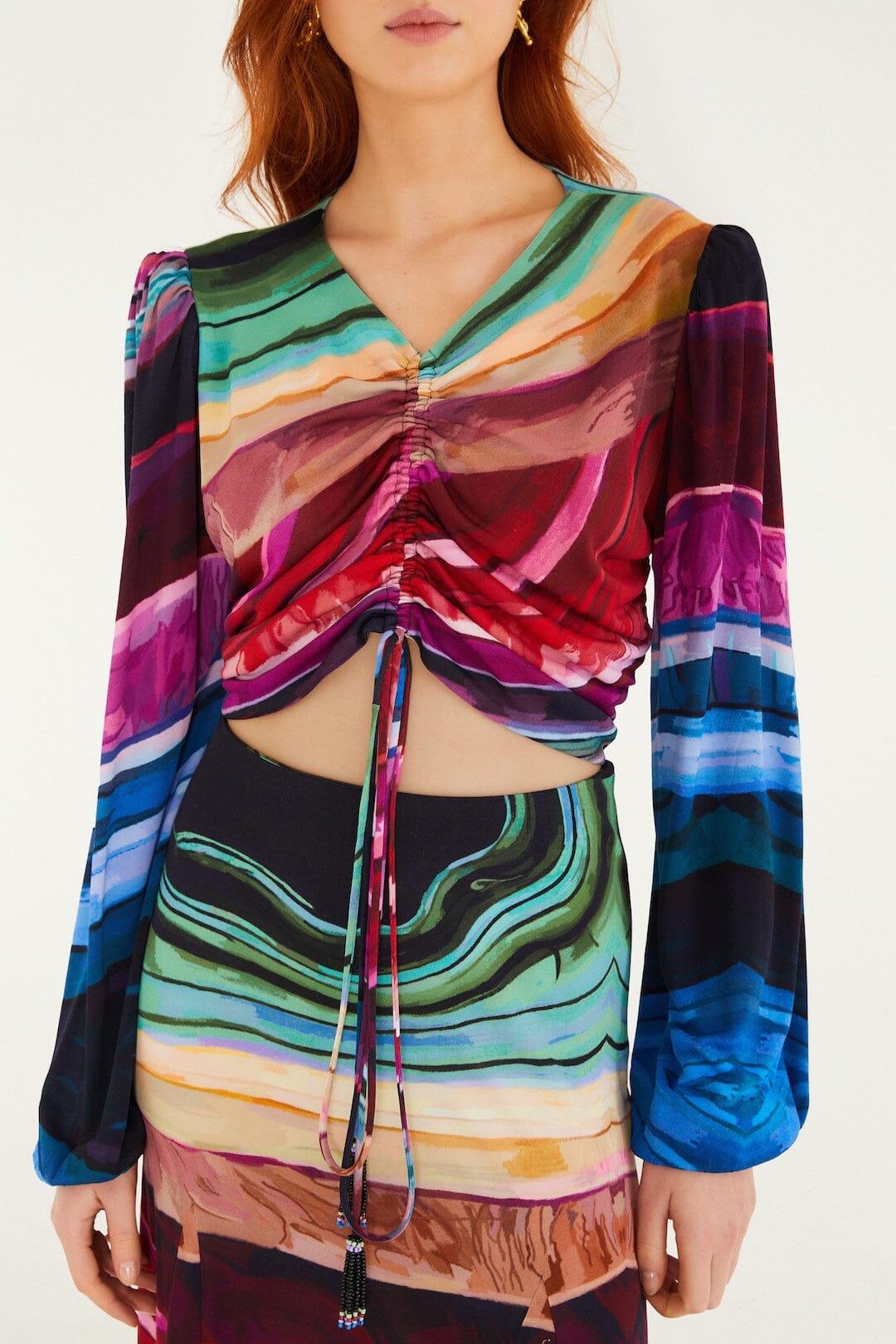 Precious Gems Multicolor Top manches longues - Precious Gems Multicolor