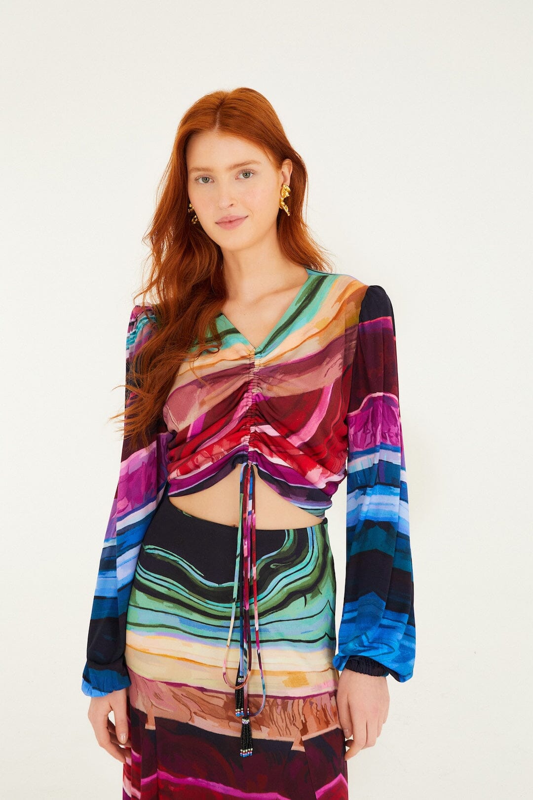 Precious Gems Multicolor Top manches longues - Precious Gems Multicolor