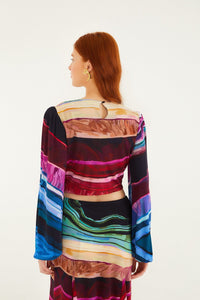 Precious Gems Multicolor Top manches longues - Precious Gems Multicolor