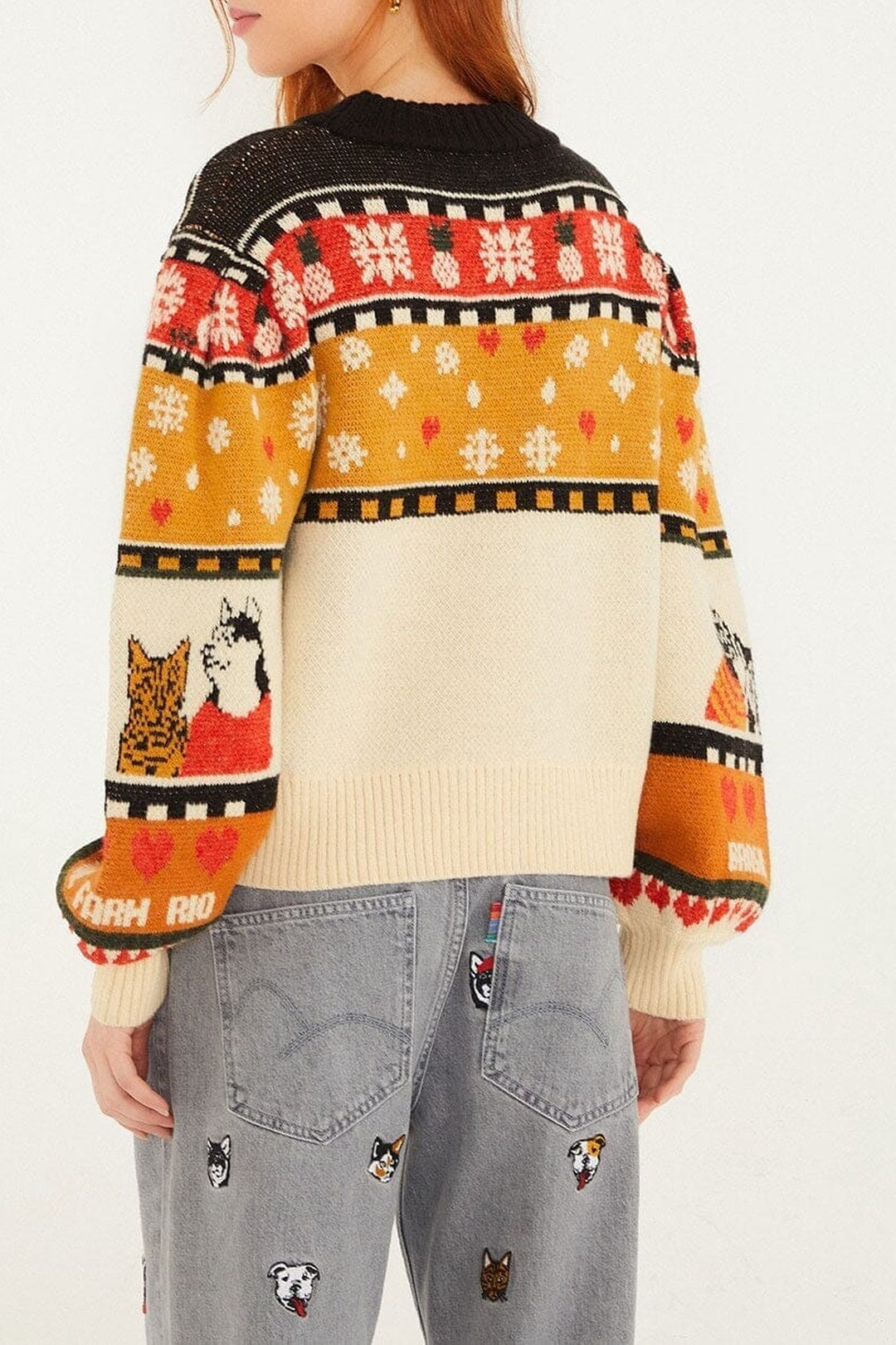 Naughty And knitted jumper - Beige