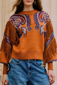 Arabesc knitted jumper - Green