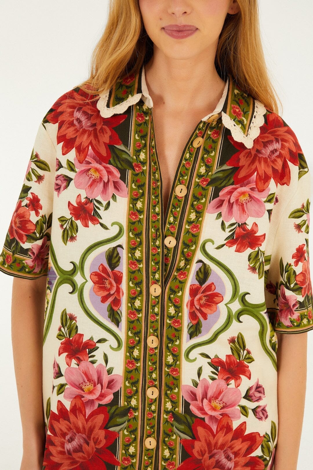 Floral Paula Black Chemise - Floral Paula Black