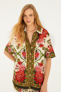 Floral Paula Black Chemise - Floral Paula Black