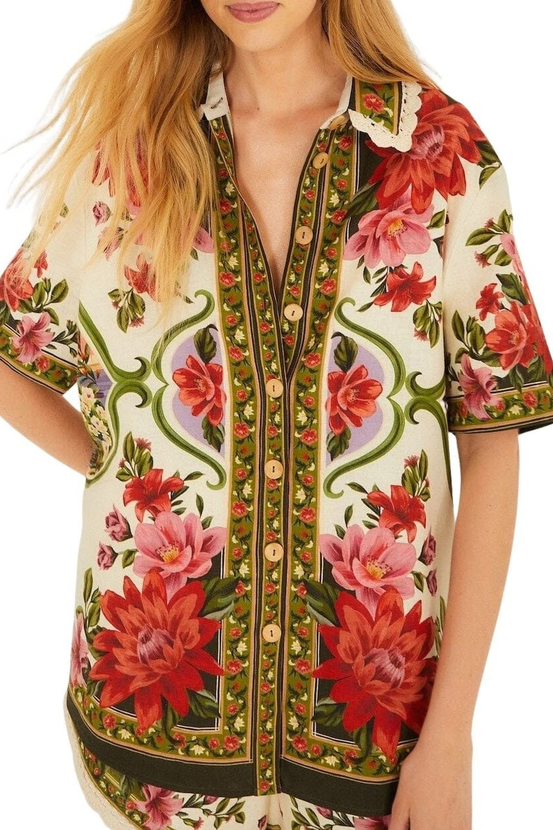 FELIX_JAMBES_Floral Paula Black Chemise - Floral Paula Black