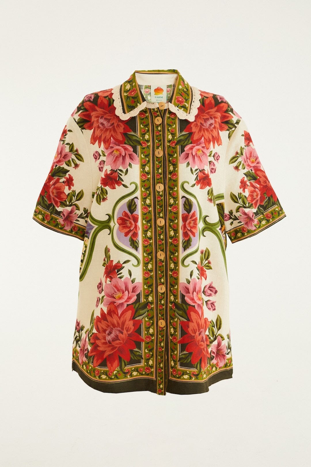Floral Paula Black Chemise - Floral Paula Black