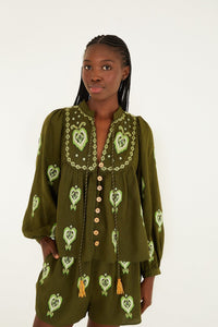 Green Blouse - Green
