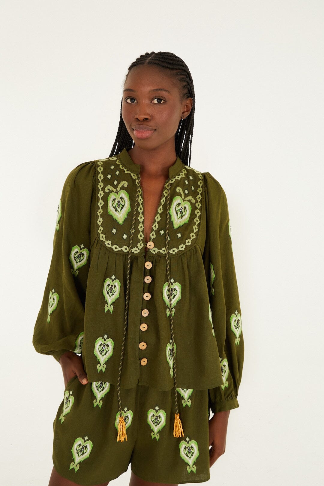 Green Blouse - Green
