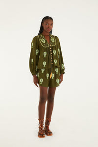 Green Blouse - Green
