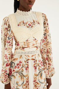 Malu White Robe midi - Malu White