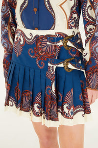 NEW_Scarf Blue Jupes & Shorts - Scarf Blue