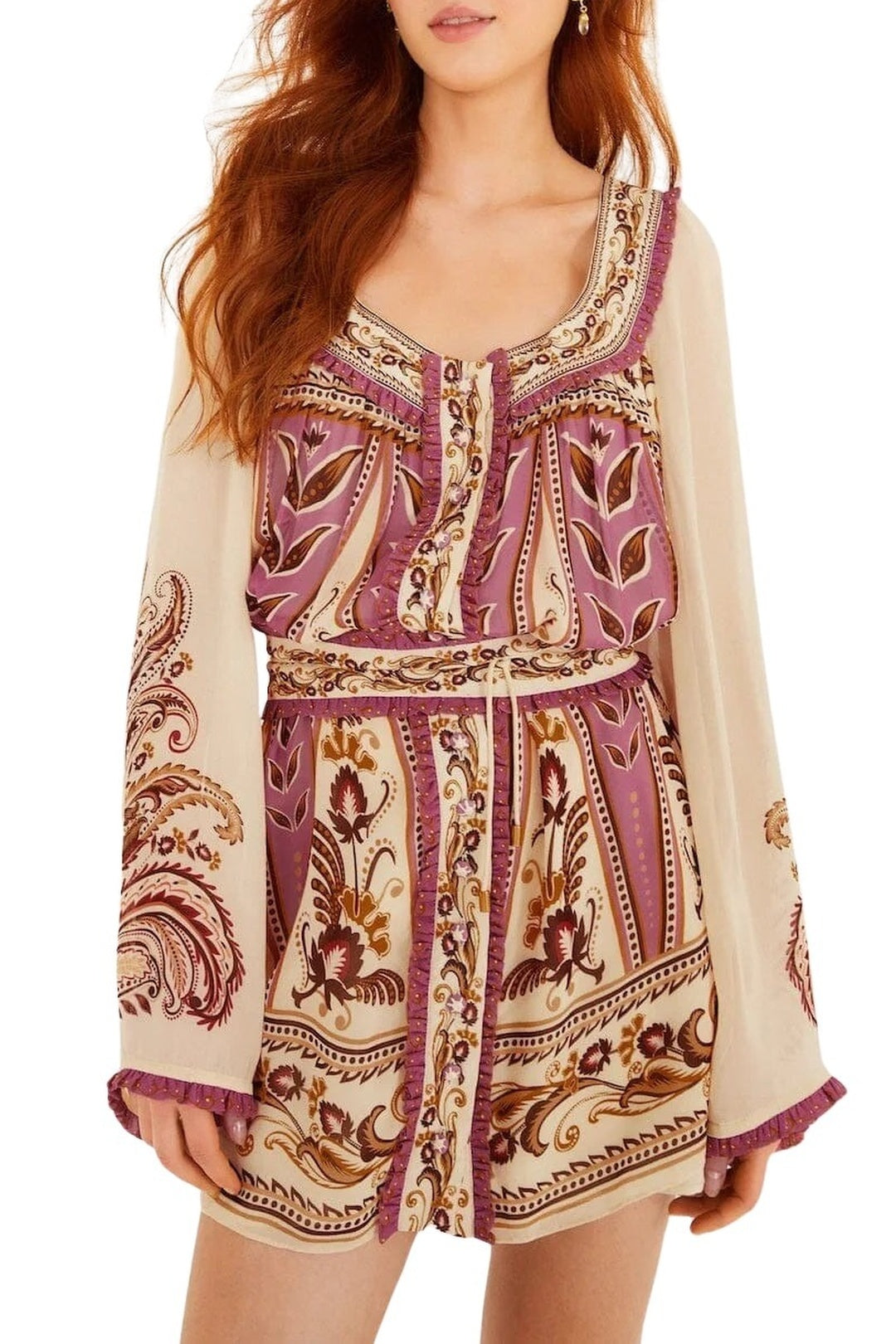 FELIX_JAMBES_Sand Robe courte - Sand