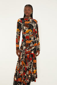 Cats And Dogs Black Robe midi - Cats And Dogs Black