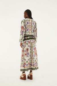 NEW_Rococo Flowers Cream Jupes & Shorts - Rococo Flowers Cream