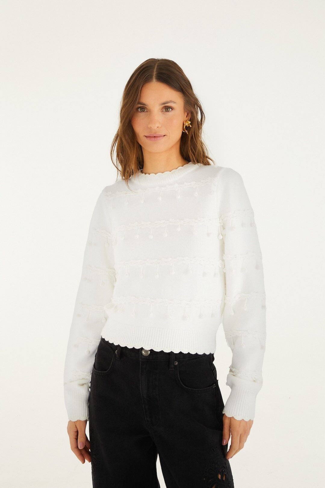 Off White Maille - Off White