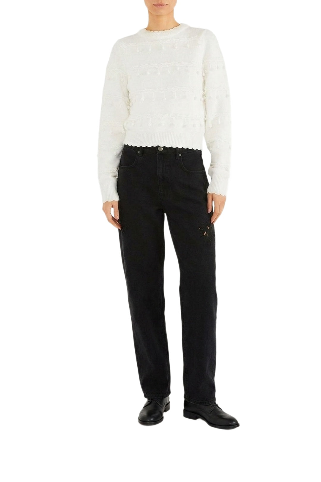 NEW_FELIX_JAMBES_Off White Maille - Off White