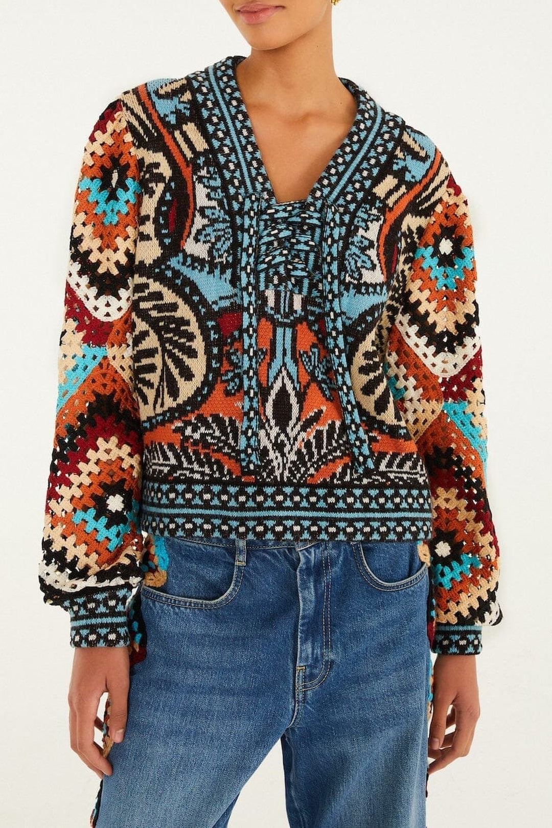 Pull Balamana en maille - Multicolore