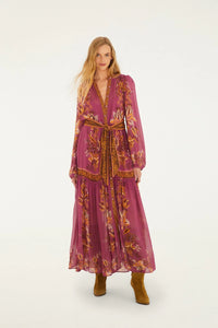 DIFFUSELY_Chintz Pink Robe longue - Chintz Pink