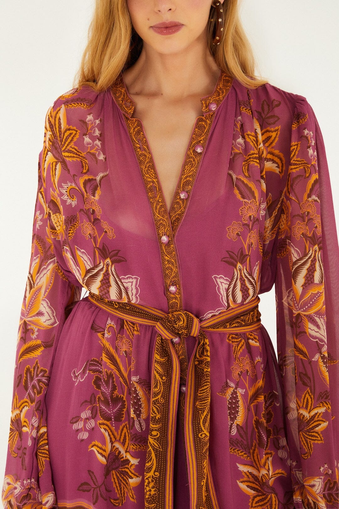 Chintz Pink Robe longue - Chintz Pink