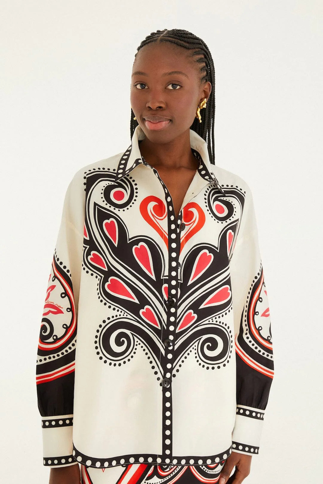 CHECK VUE_White Chemise - White