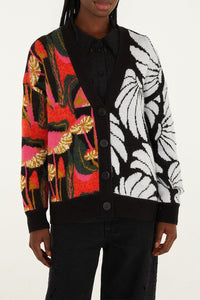 Wild Mushrooms Cardigan - Beige