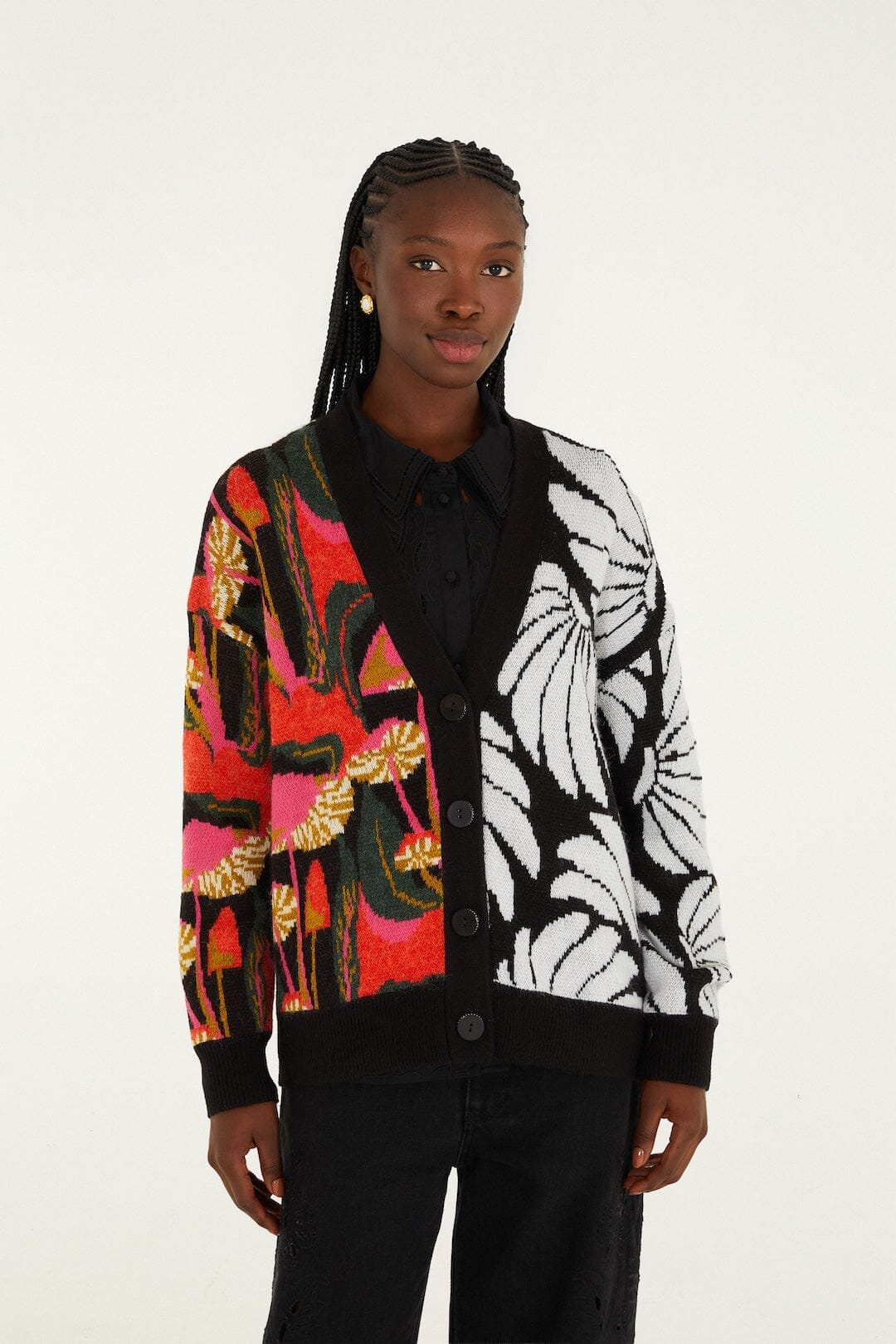 Flora Off White Cardigan - Flora Off White