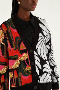 Flora Off White Cardigan - Flora Off White