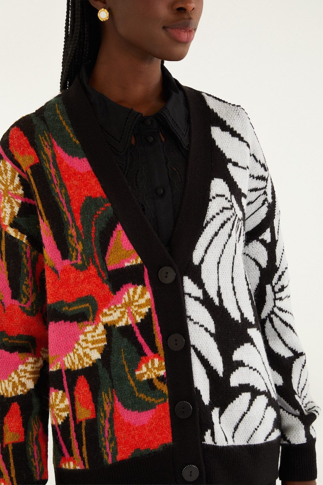 Flora Off White Cardigan - Flora Off White