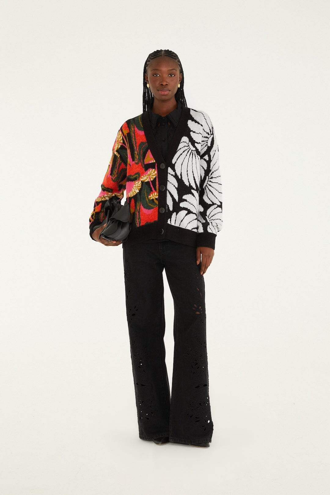 Flora Off White Cardigan - Flora Off White