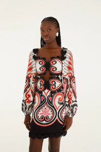 CHECK VUE_White Robe courte - White
