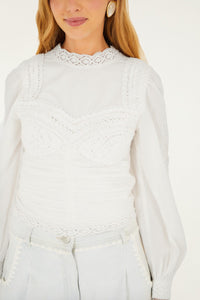 Off White Blouse - Off White