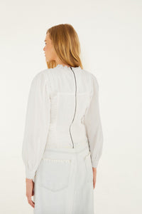 Off White Blouse - Off White
