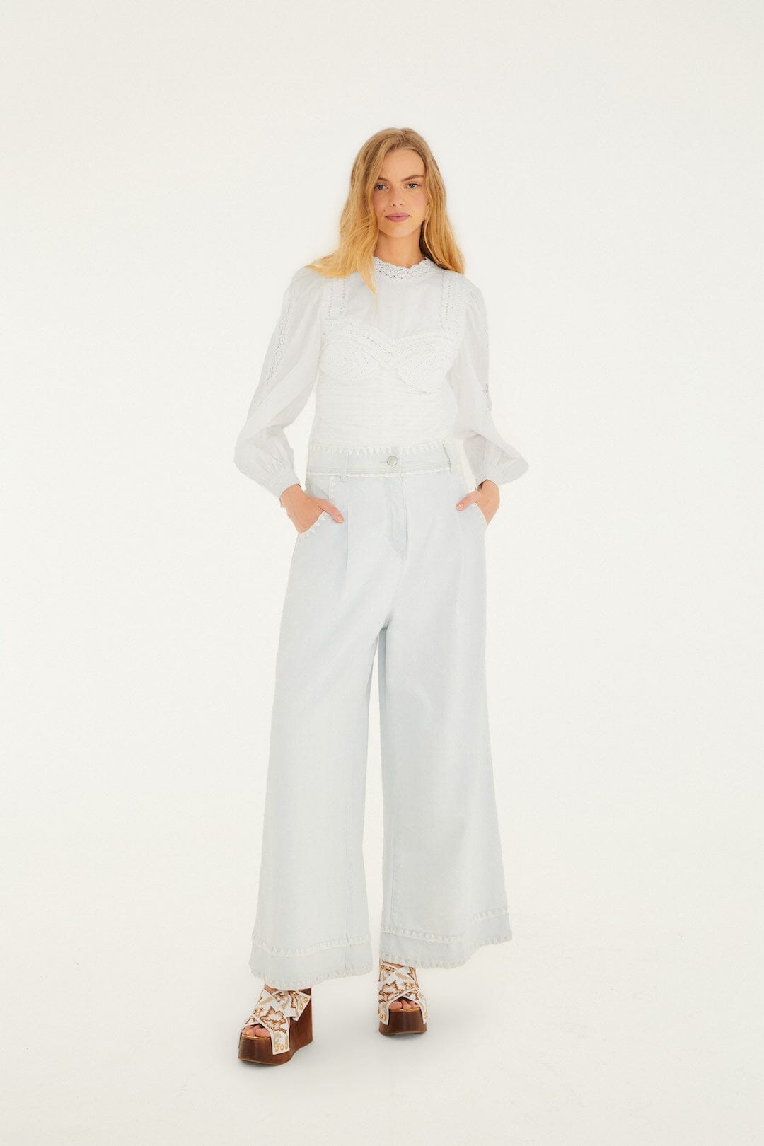 Off White Blouse - Off White