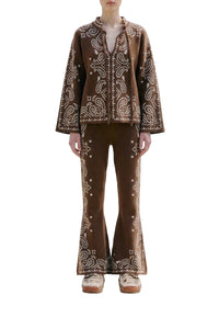 Bohemian Paisley Trousers - Multicoloured