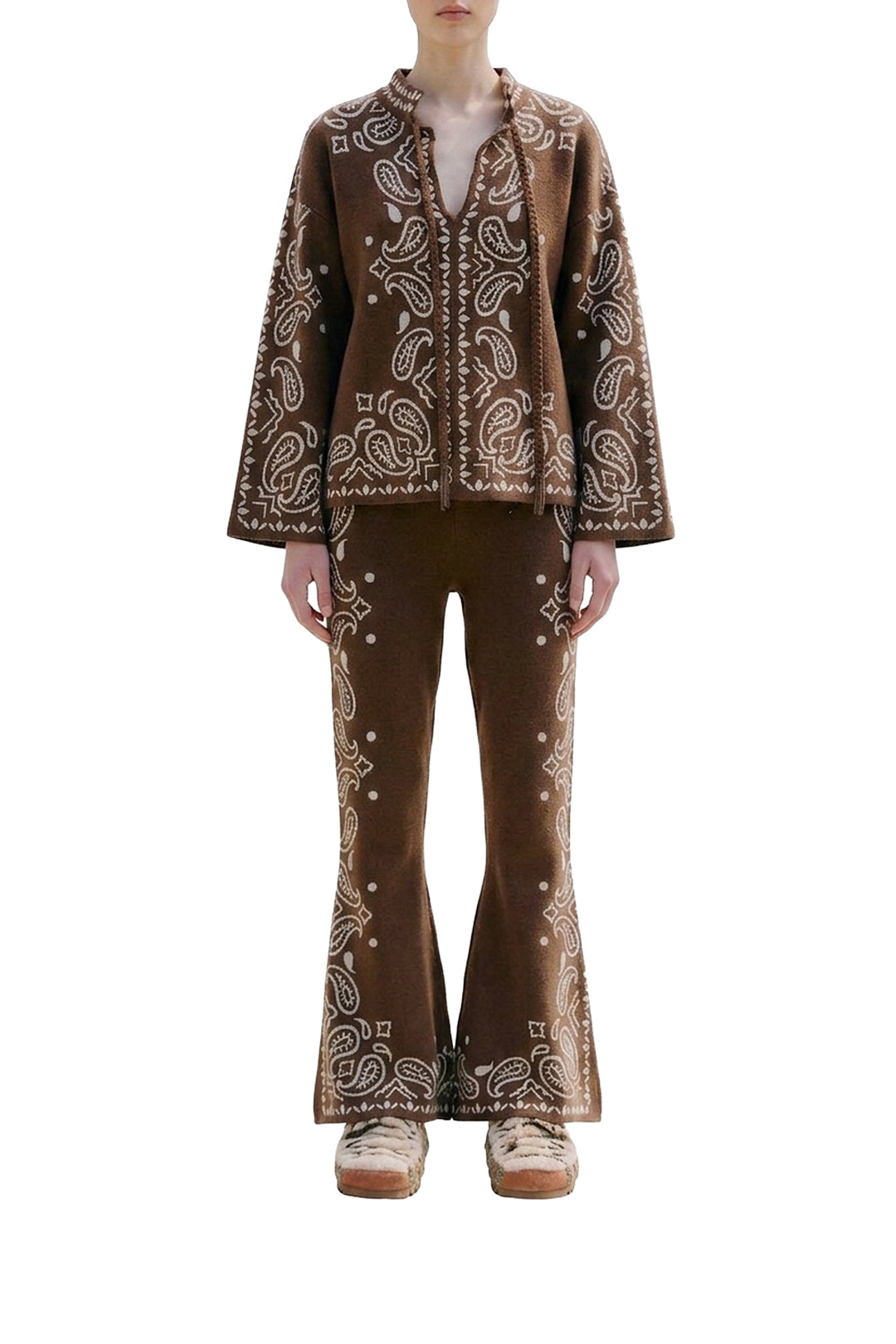 Bohemian Paisley Trousers - Multicoloured