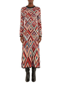 Robe midi Pretti - Multicolore