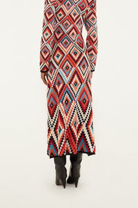 Robe midi Pretti - Multicolore